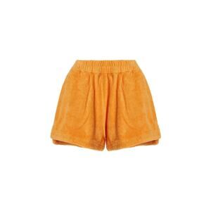Terry Estate Cotton-terry Mini Shorts - XS Orange